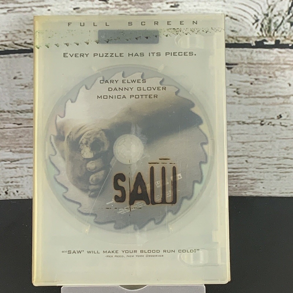 Saw [DVD 2005 Full Screen]‎ Cary Elwes, Danny Glover, Dina Meyer, Leigh Whannell